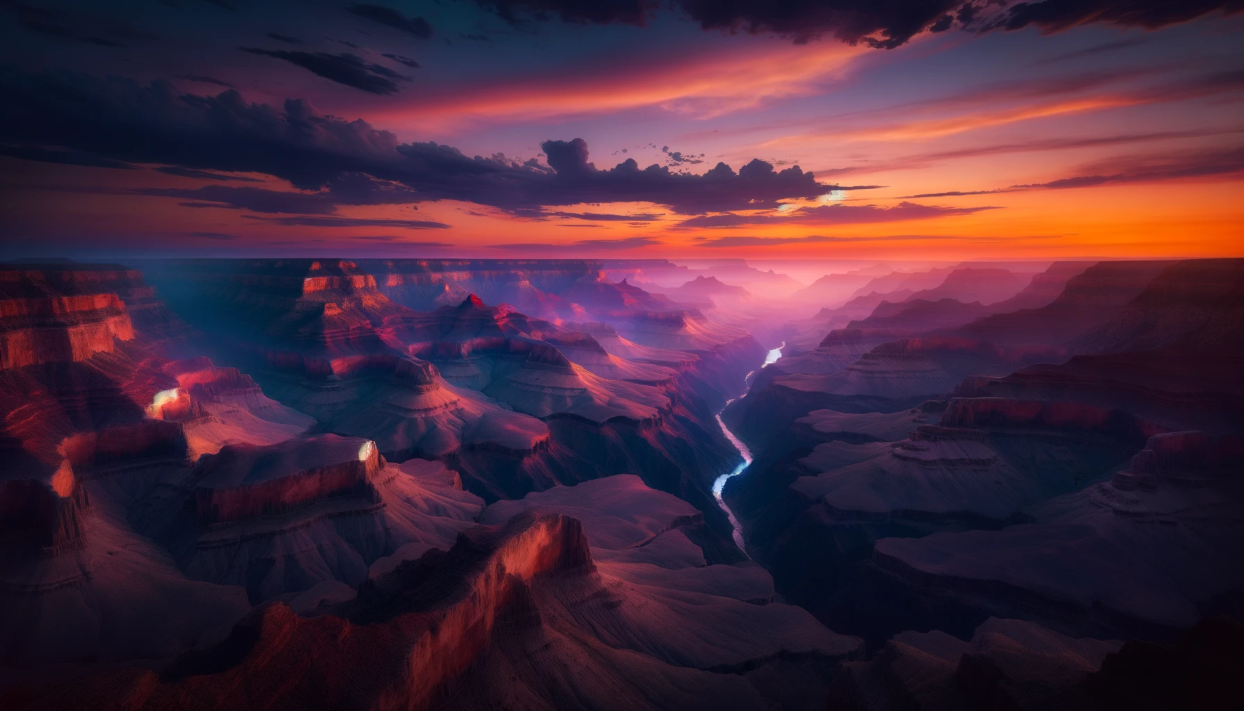 Grand Canyon at Dusk